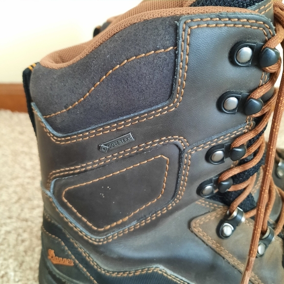 Danner Vicious 8" Brown Composite Toe NMT Leather Work Boot 13868 Size 9.5 - Picture 4 of 16